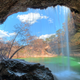 Illustration for article titled Water Still Falls Into This Collapsed Underground Grotto